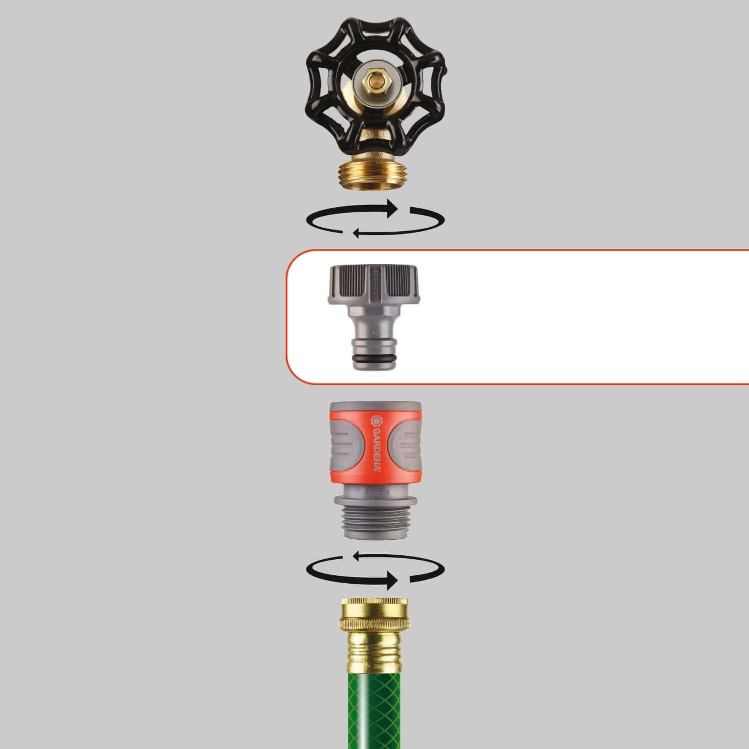 GARDENA Tap Connectors; 2 Pack