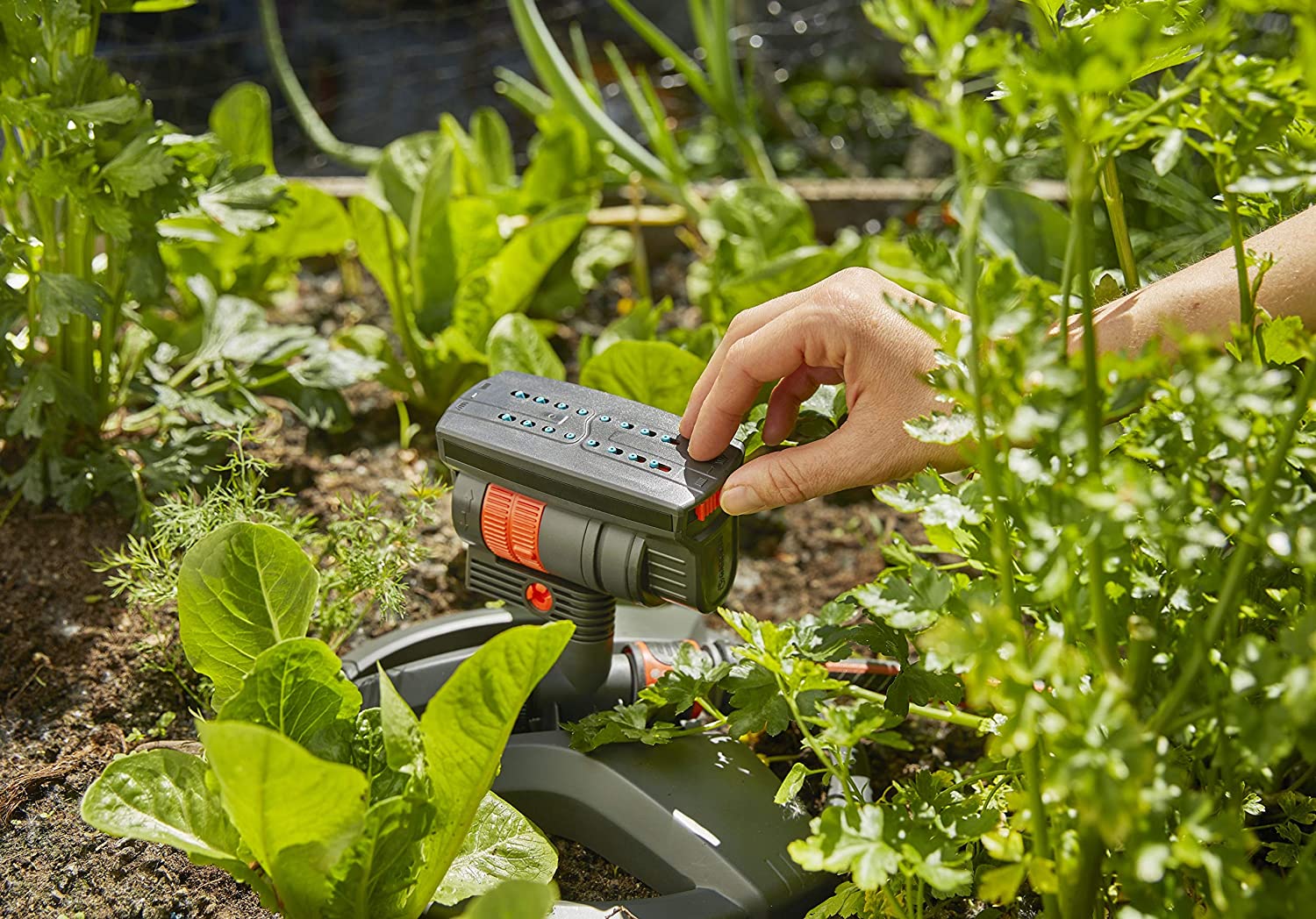 ZoomMaxx Oscillating Sprinkler On Metal Spike 2400 Sq Ft. Coverage