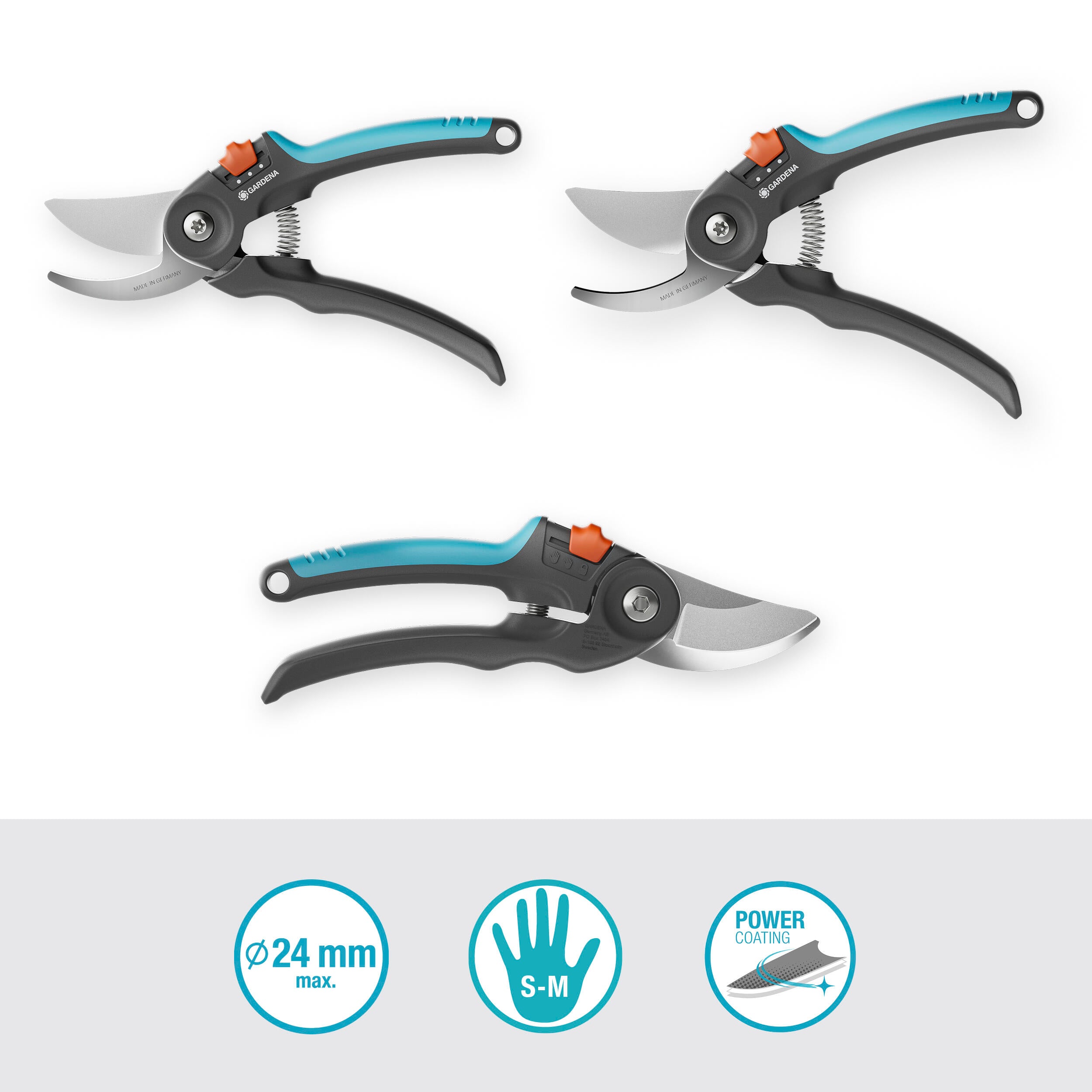Secateurs PremiumCut Flex, Bypass, Garden Secateurs, for green wood, 24 mm