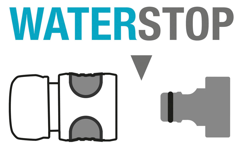 Metal Water Stop Quick-Connect Adapter
