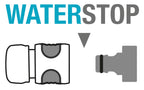 Metal Water Stop Quick-Connect Adapter