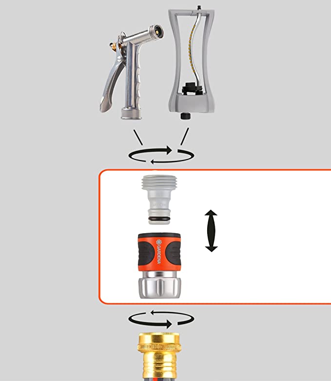 GARDENA Premium Metal Quick Connect Starter Set Gardena