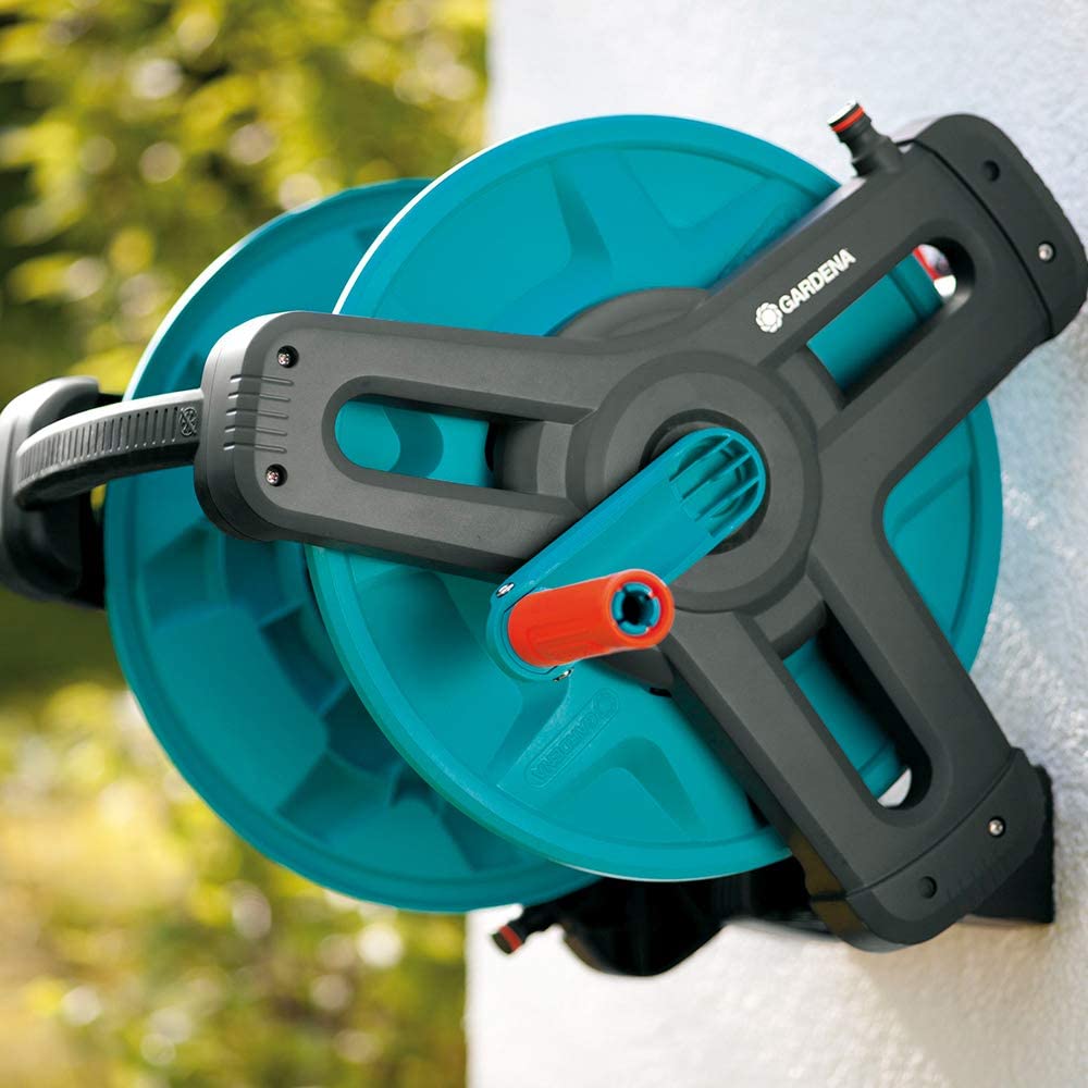 Wall Mount Hose Reel with Hose