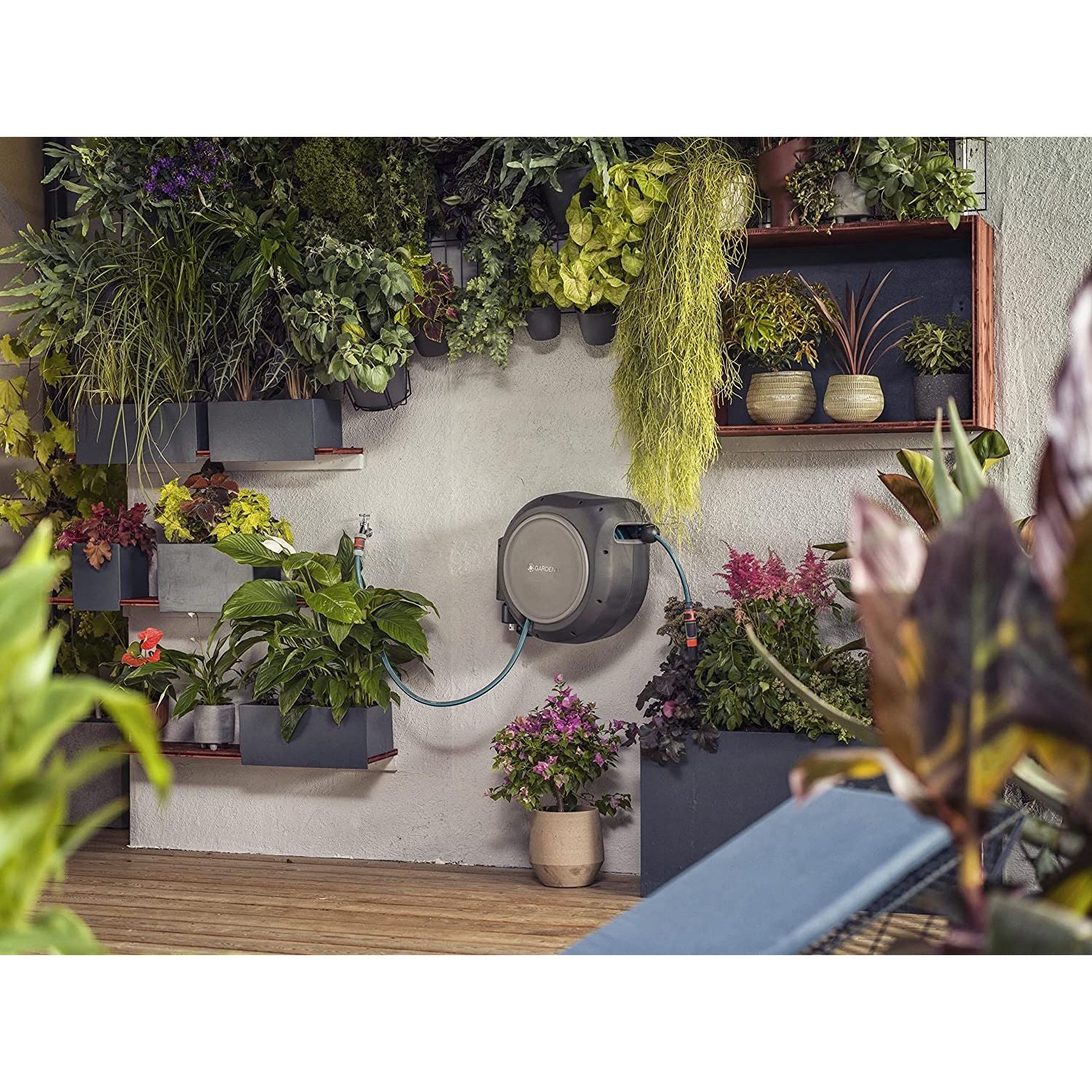 GARDENA Classic Wall Fixed Hose Reel (2650-20) • Lifestyle Home Garden  Online